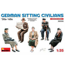 "German Sitting Civilians '30s-'40s"