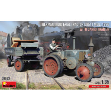 "German Industrial Tractor D8511 Mod. 1936 with Cargo Trailer (1 Figure)"