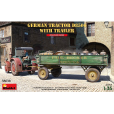 "German Tractor D8506 with Trailer"