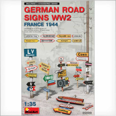 "German Road Signs WW2 (France 1944)"