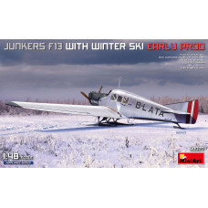 JUNKERS F13 WITH WINTER SKI. EARLY PROD