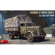 GERMAN 3t CARGO TRUCK 3.6-36S LATE PROD