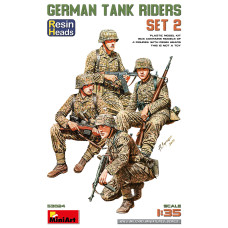 GERMAN TANK RIDERS SET 2. RESIN HEAD