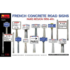 "French Concrete Road Signs 1930-40's. Paris Region"