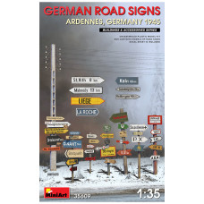  GERMAN ROAD SIGNS (ARDENNES, GERMANY 1945)