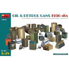 "Oil & Petrol Cans 1930-40s"