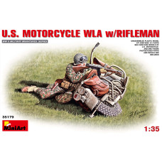 "U.S.Motorcycle WLA with Rifleman"