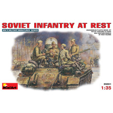 "Soviet Infantry at Rest."